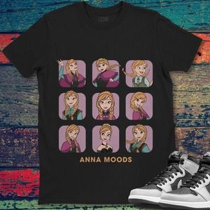 Disney Anna Moods Box Up Funny Frozen Unisex T-Shirt For Men Women